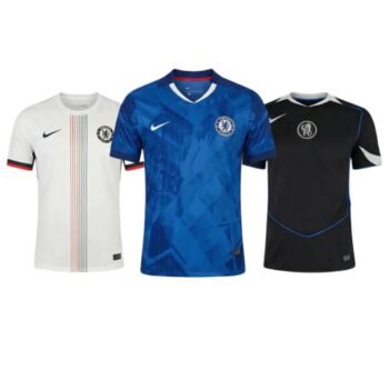 Combo Chelsea home, away and third 2025/26