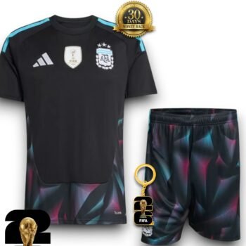 Kit Kids Argentina World Cup 2026 Goalkeeper Jersey