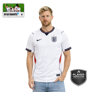 England Home Player Version Jersey Shirt 2026 World Cup