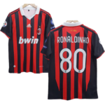AC Milan Ronaldinho Embroidery Retrô Jersey