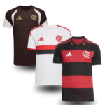 Combo 3 Mantos do Flamengo 2026/27 - Fan Version Sponsor Betano