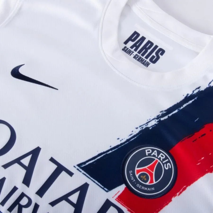 Textodoseuparagrafo-2025-03-06T191009.280_d75c32ea-d4c8-4517-a3c8-53f1ac237401.jpg Paris Saint-Germain Barcola 29 Fan Jersey Away 2024/25 Patches UCL UEFA Foundation (Official Printing) - Retro Football Shirt, view 3