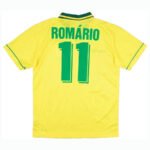 Brazil Home Romario 11 Retro Jersey 1994