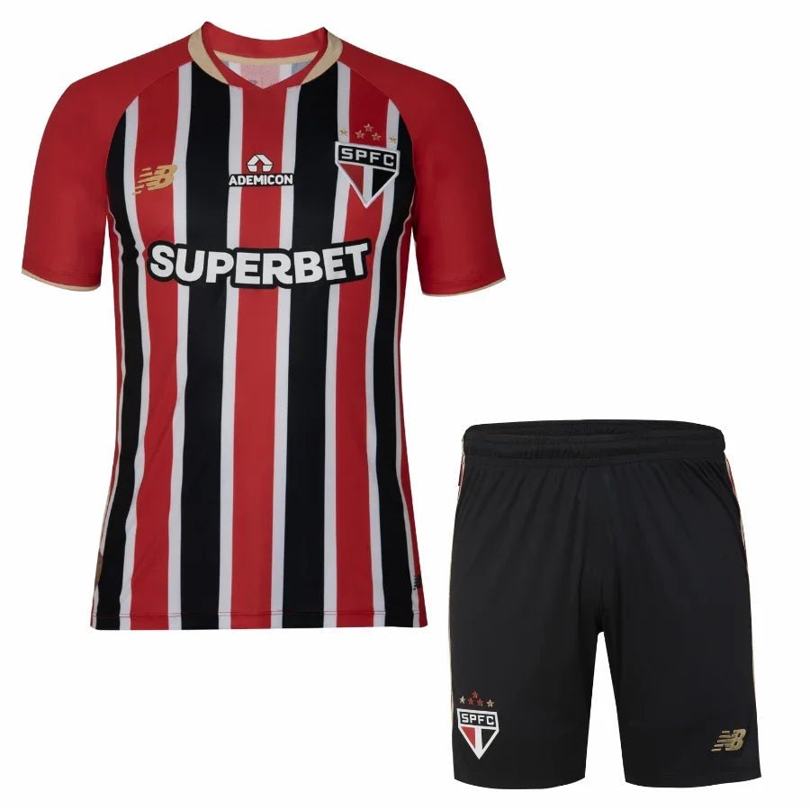 Textodoseuparagrafo-2025-07-18T195803.915.jpg Kids Kit São Paulo Away Fan Jersey 2025/26 - Retro Football Shirt
