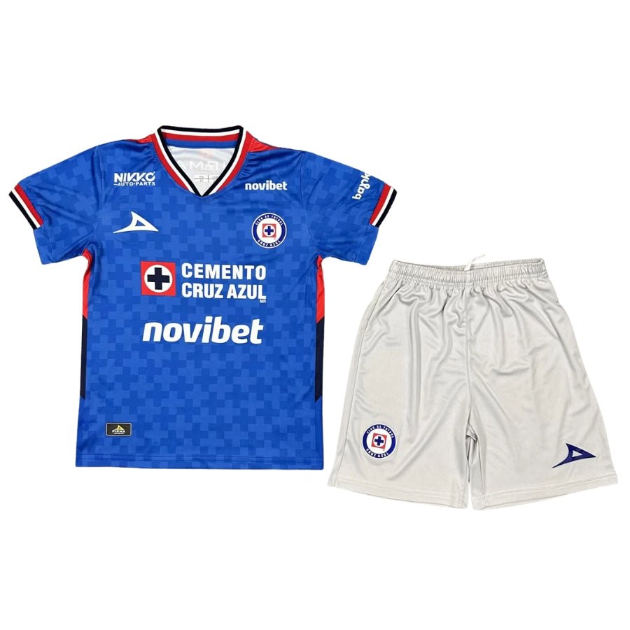 Textodoseuparagrafo-2025-07-21T224523.608.jpg Kids Kit Cruz Azul Home Fan Jersey 2025/26 - Retro Football Shirt