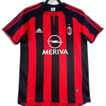 AC Milan 03/04 I Home Jersey - Retro Version
