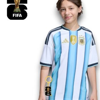 Kit Kids Argentina World Cup 2026 Jersey