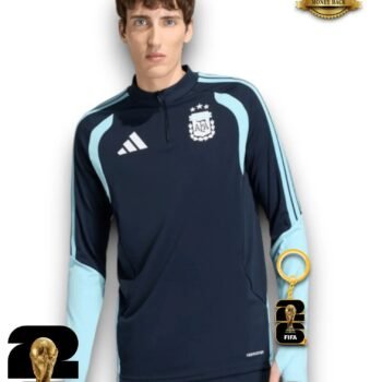 Argentina World Cup 2026 Half-Zip Training Suit Set Blue
