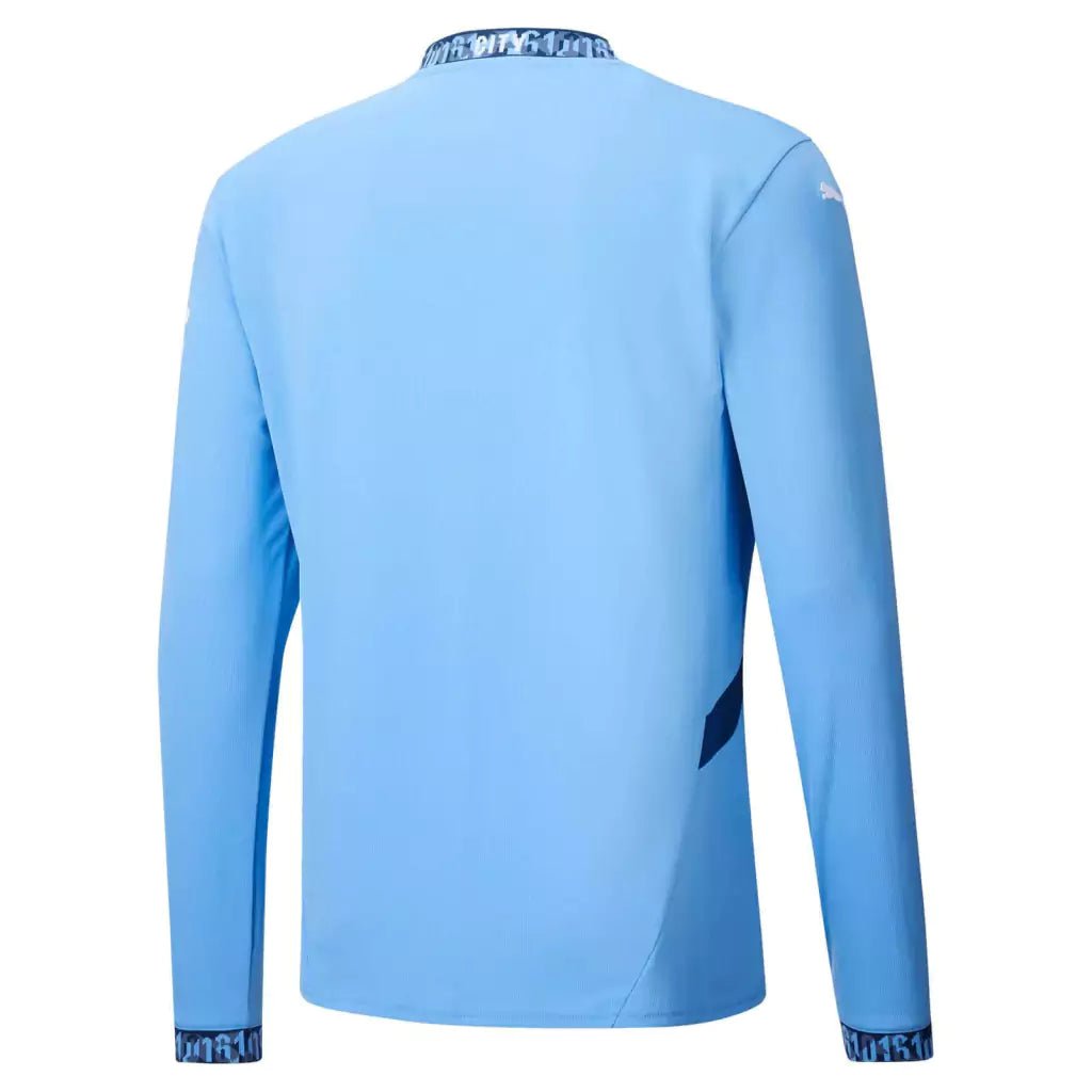 manchestercityhomeloongsleve1_80da62b6-f591-4ac7-9ce6-19ed7d1bdfd8.jpg Manchester City Home Jersey 2024/2025 Long Sleeve - Retro Football Shirt, view 2